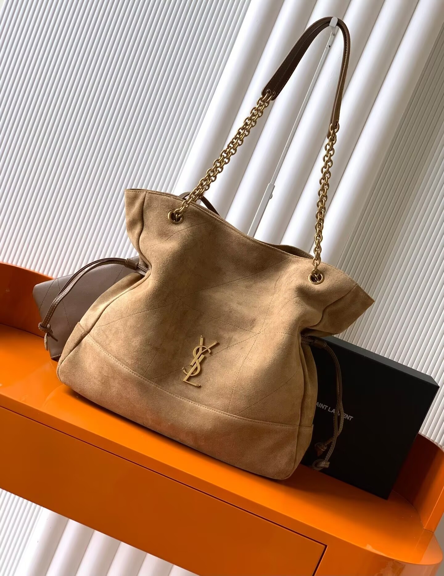 Y*L jamie shopping in suede 35x35x10cm