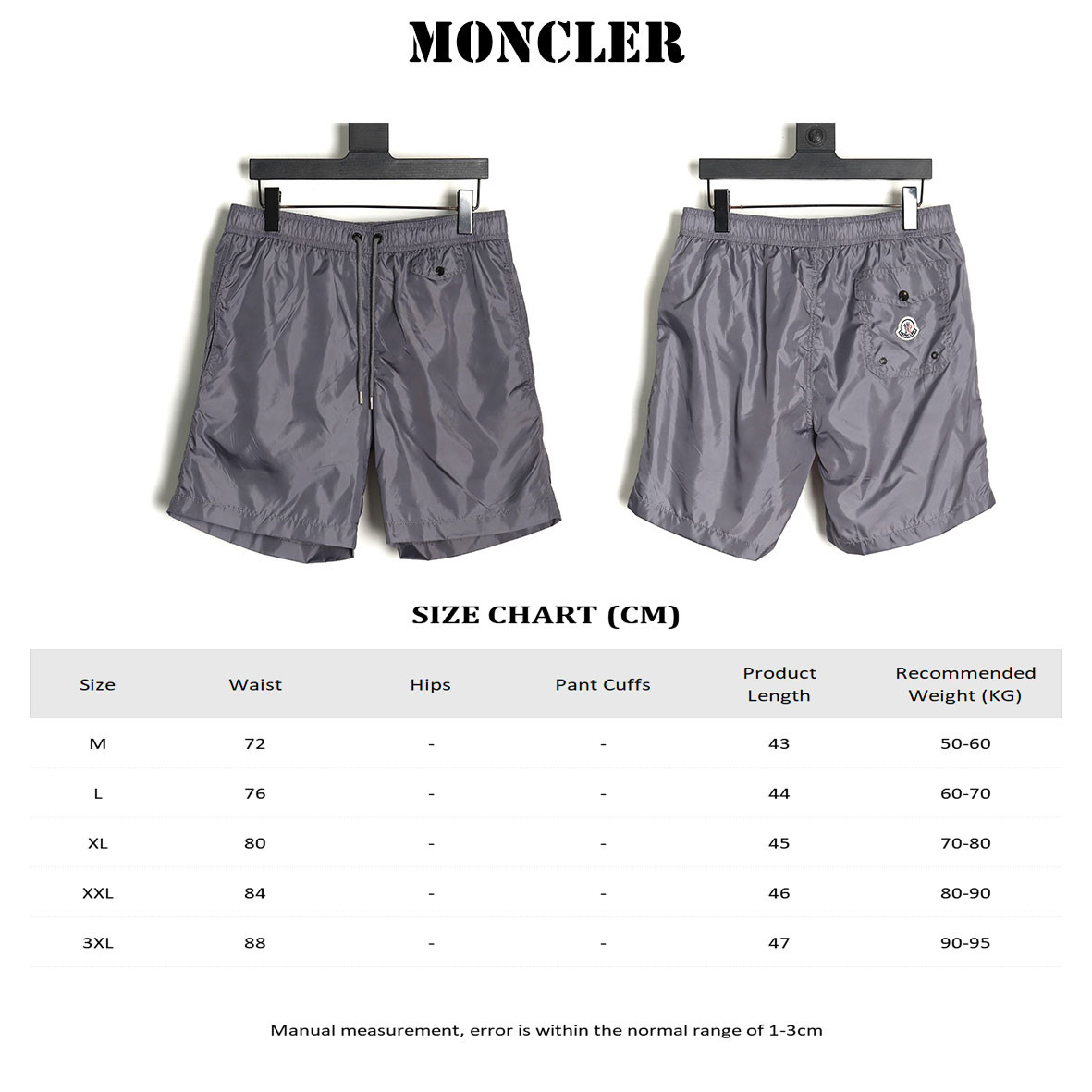 M0nc1er shorts