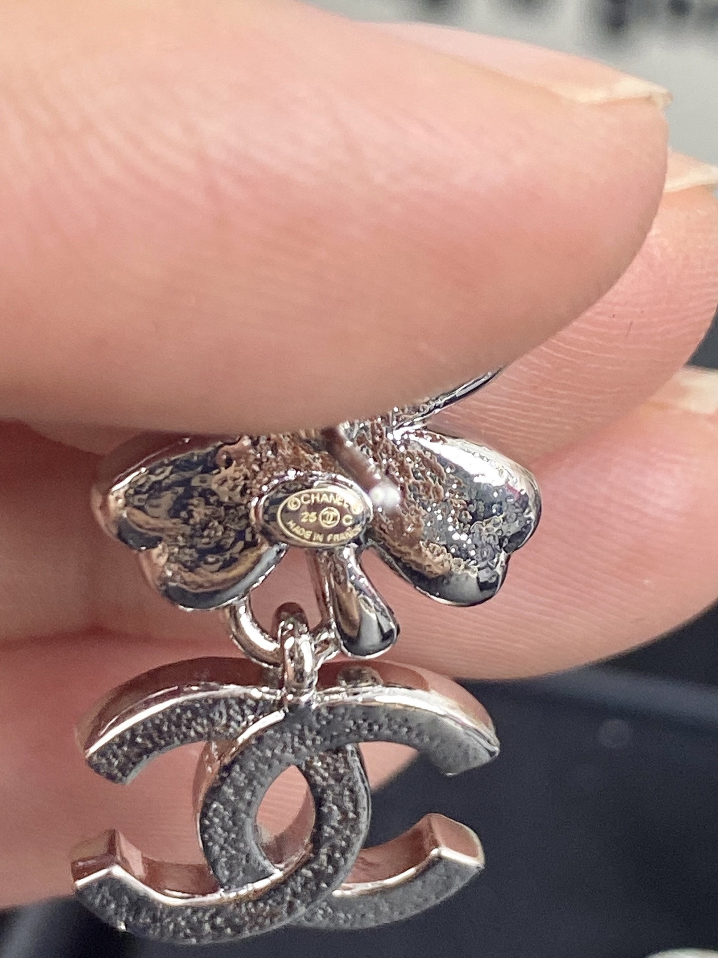 Ch*el earrings