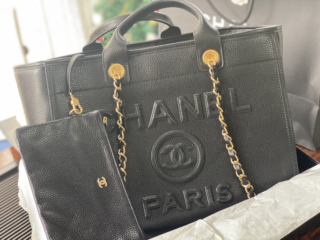 Ch*el large tote a66941 30x50x22cm