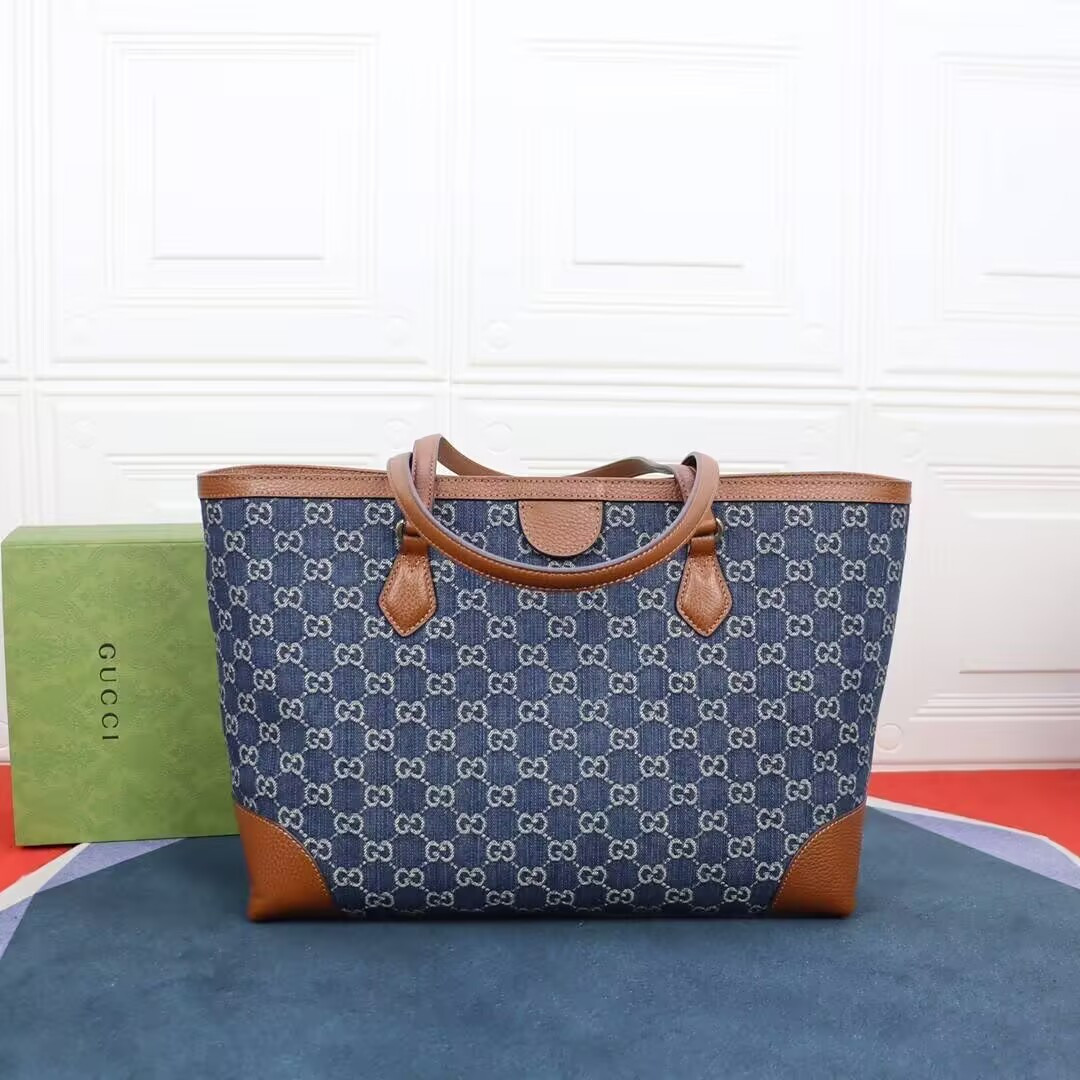 g*u*i De*1m gg monogram medium ophidia shopping tote 38x28x14cm