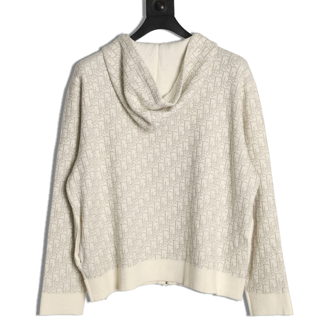 D*or oblique knitting cardigan