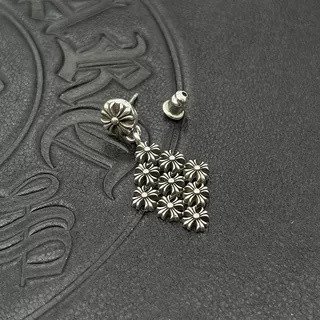 Ch**me He**ts small rhombus cross chain earrings