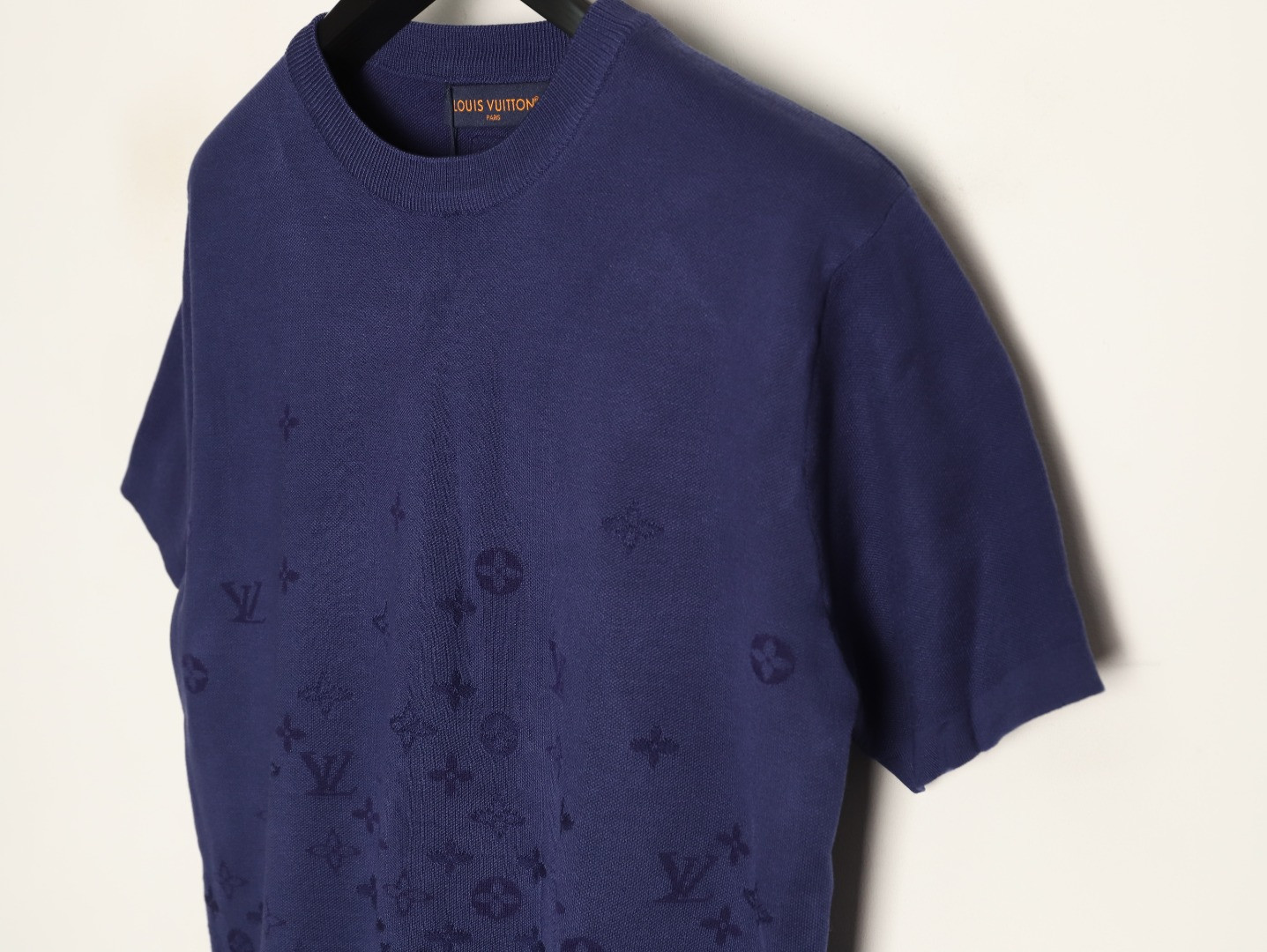 l0*is V*t0n 26ss knitting short-sleeved t-shirt