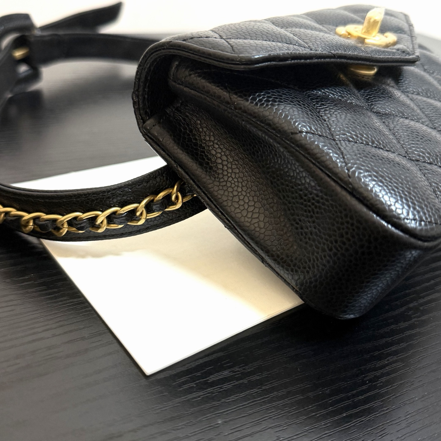 Ch*el belt bag 18x12x3.5cm
