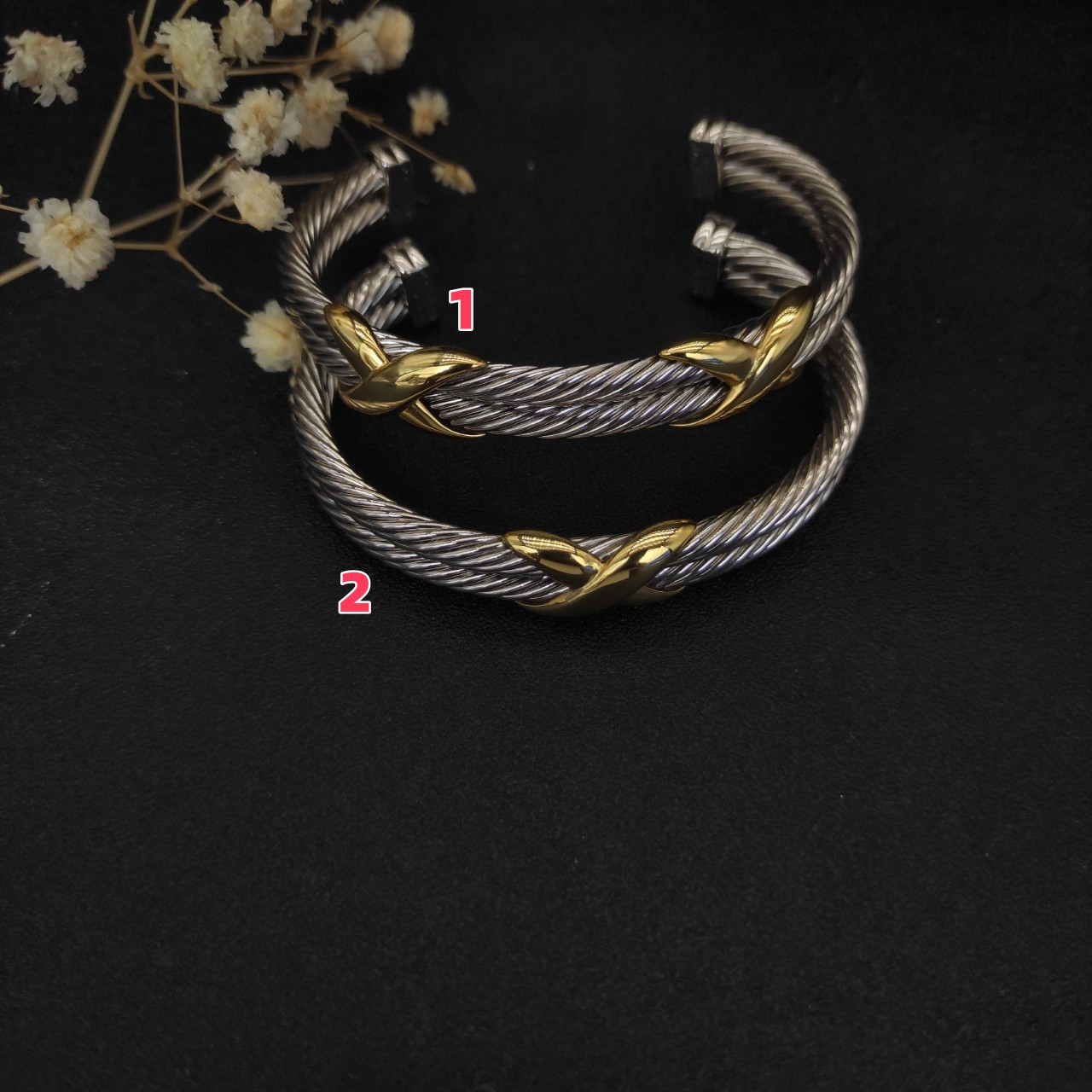 dau1d Yvrm*n 10mm x bracelet (wrist circumference 15-20cm)