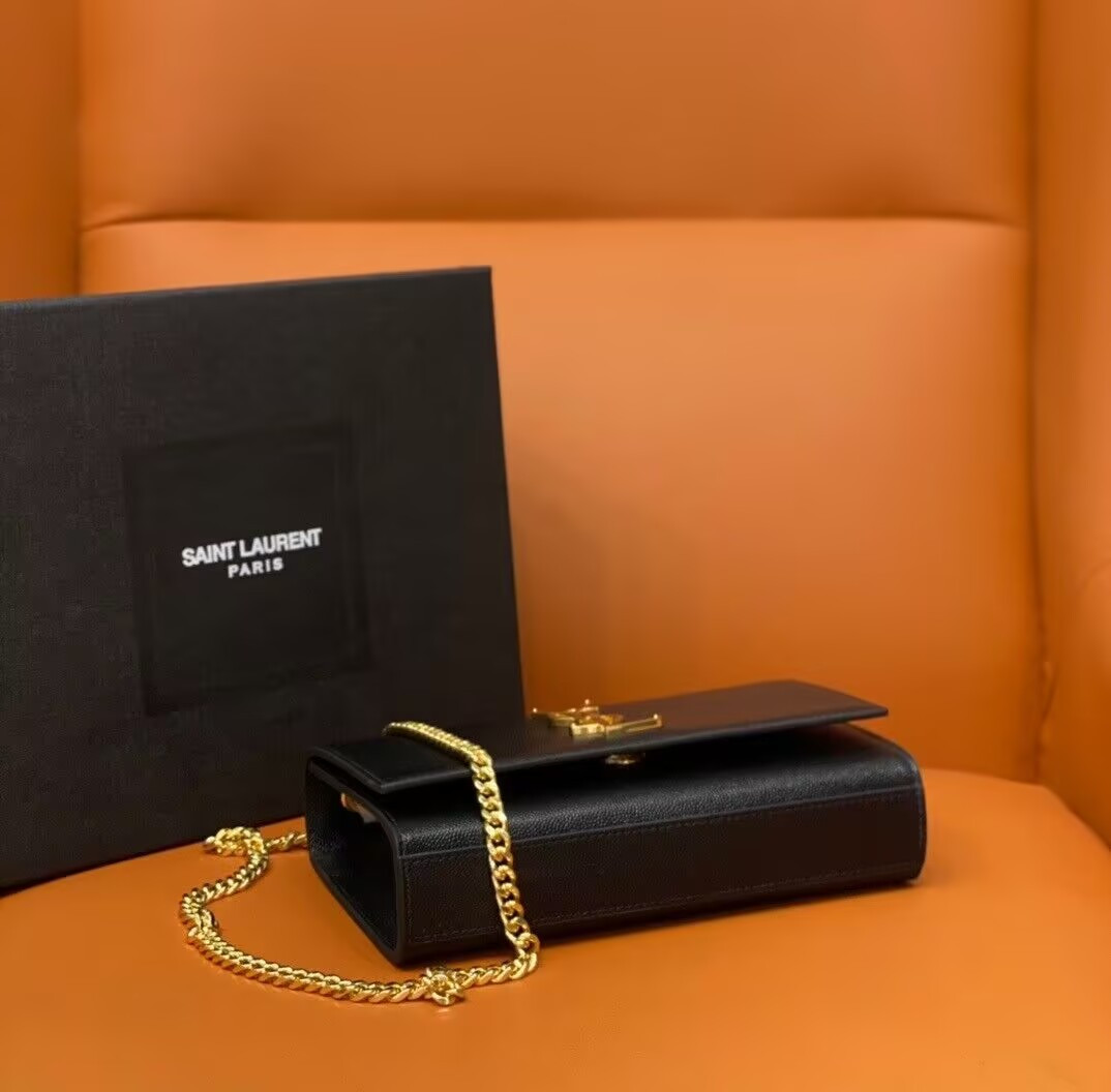 Y*L kate small in grain de poudre embossed leather 20x12.5x5cm