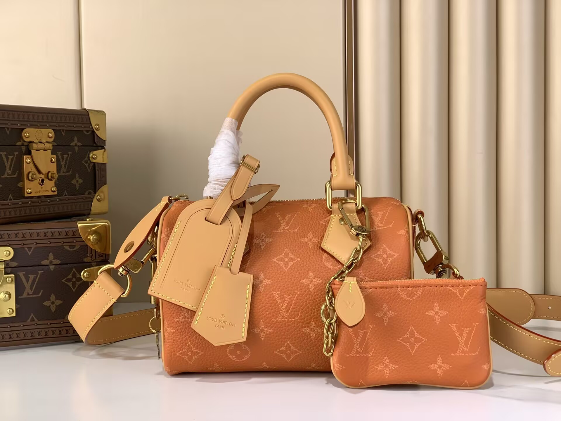 LV Speedy P9 Bandoulière 20 M28307 22x14x17.5cm