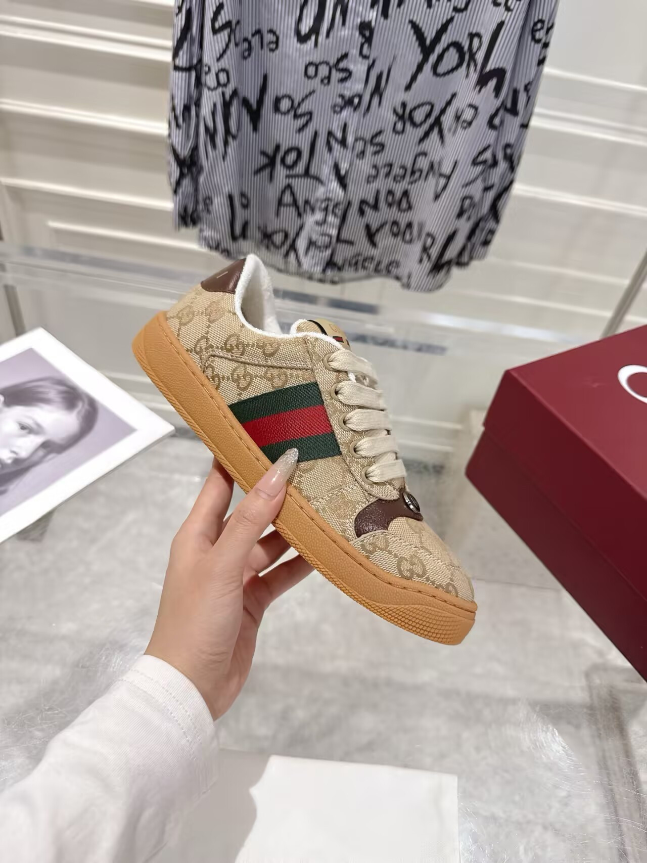 ua G*u*i screener sneakers