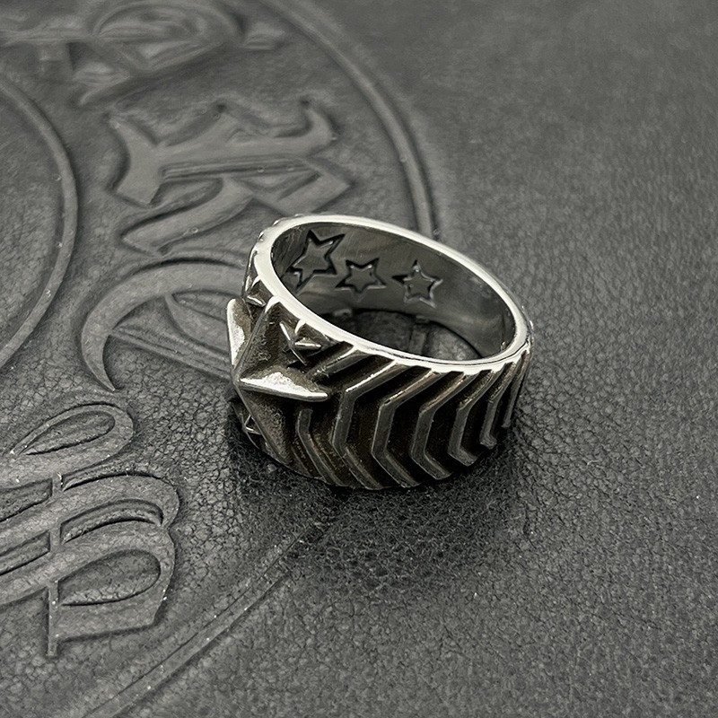 Ch**me He**ts wavy star ring
