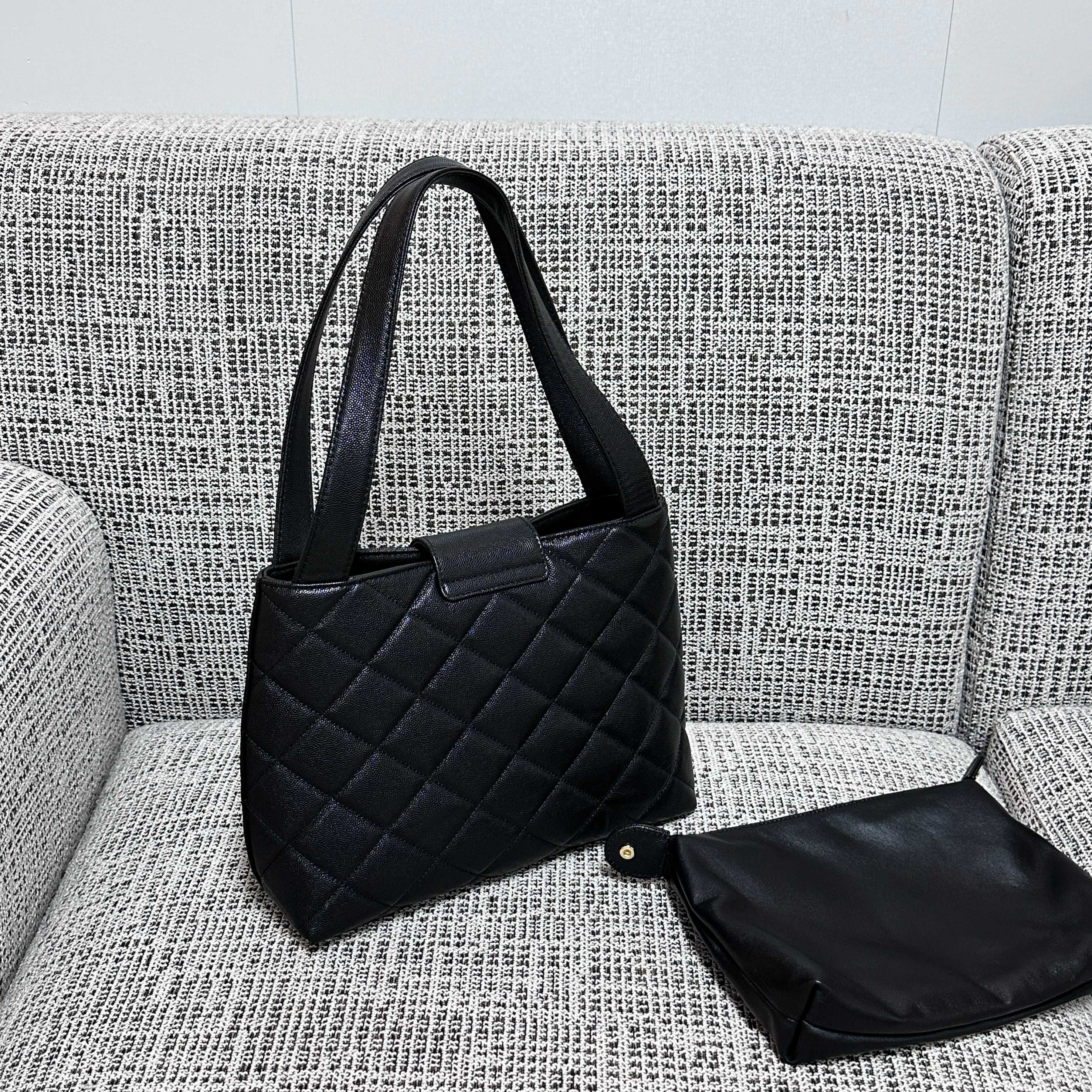 Ch*el shoulder tote bag 29x10x23.5cm