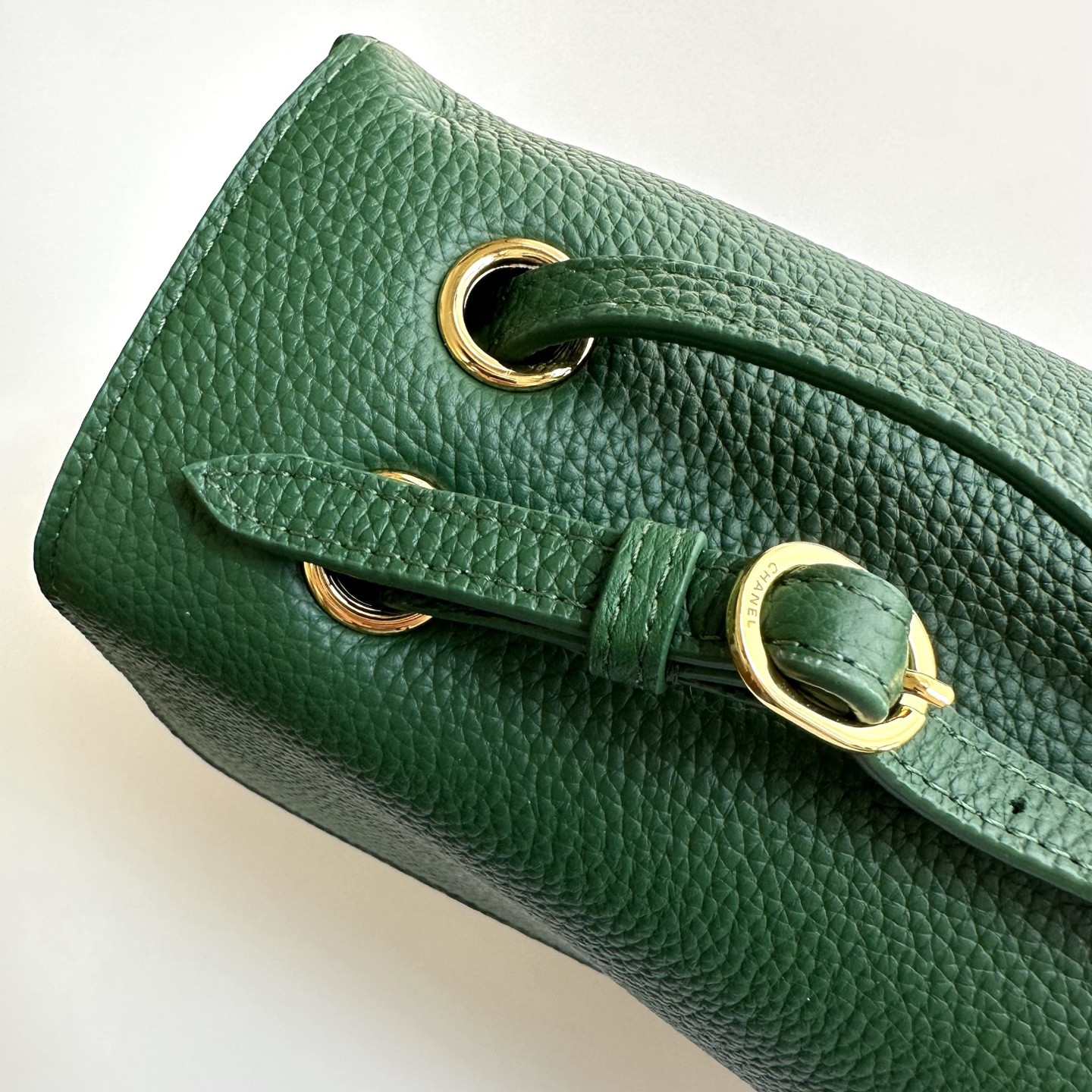 Ch*el maxi flap bag gold hardware as6231 19.5x32x10cm