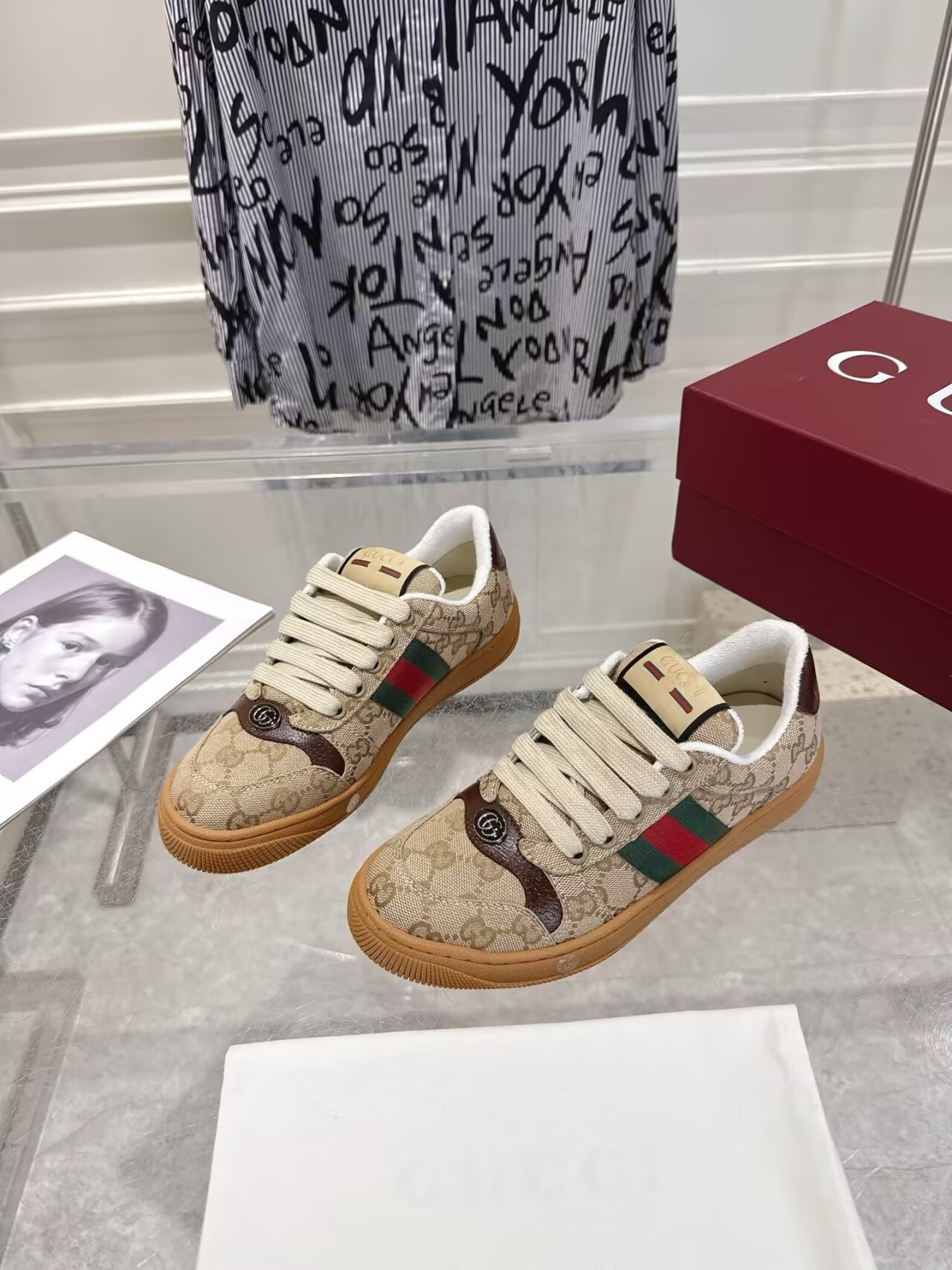ua G*u*i screener sneakers
