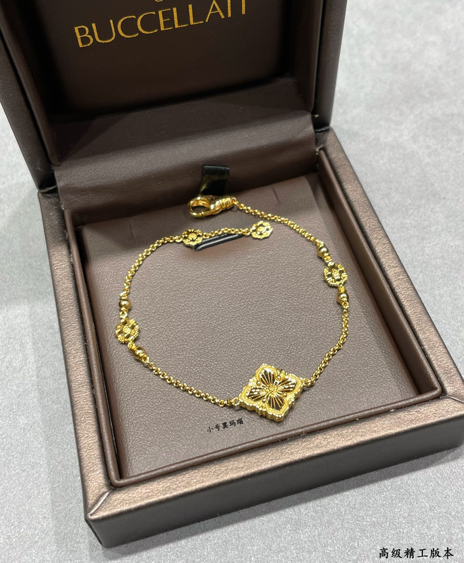 Bvcce11ati small black onyx opéra series bracelet