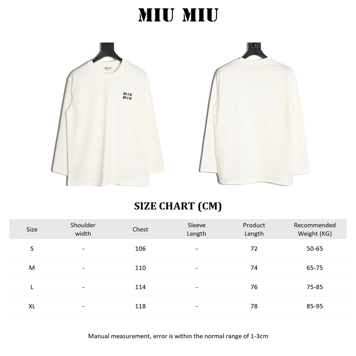 M1v M1v long-sleeved t-shirt