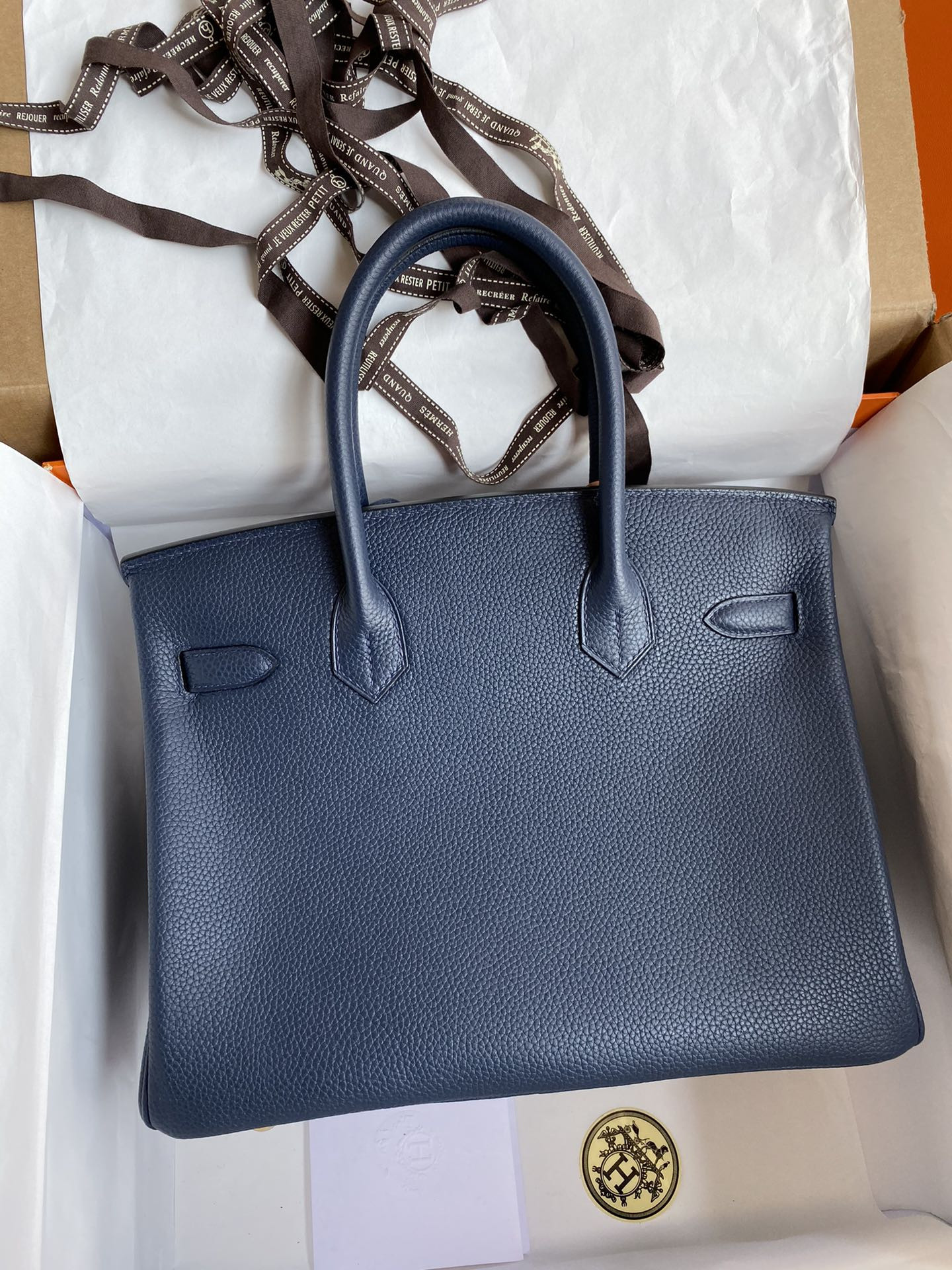 H**mes birkin gold 25 30 35(horse charm not included)