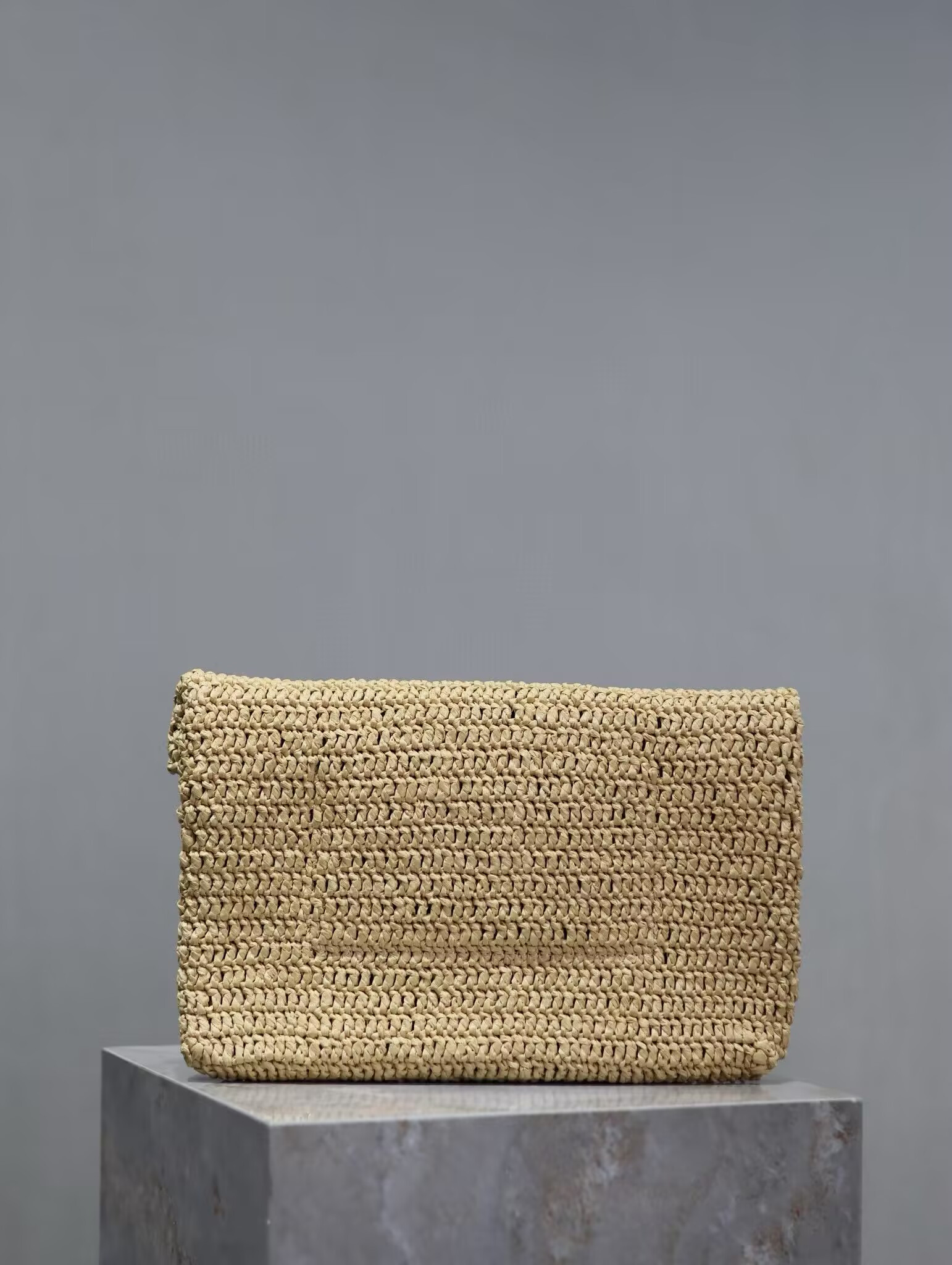 Y*L cassandre large envelope pouch in rope 29.5x18x4.5cm