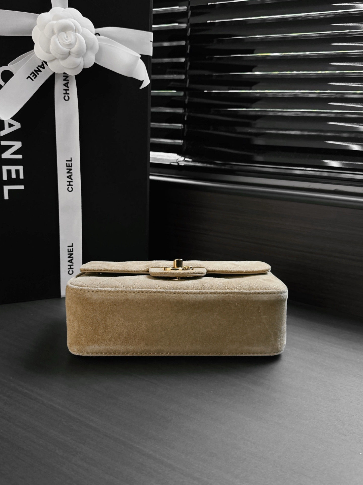 Ch*el mini flap bag as6626 12x20x6cm