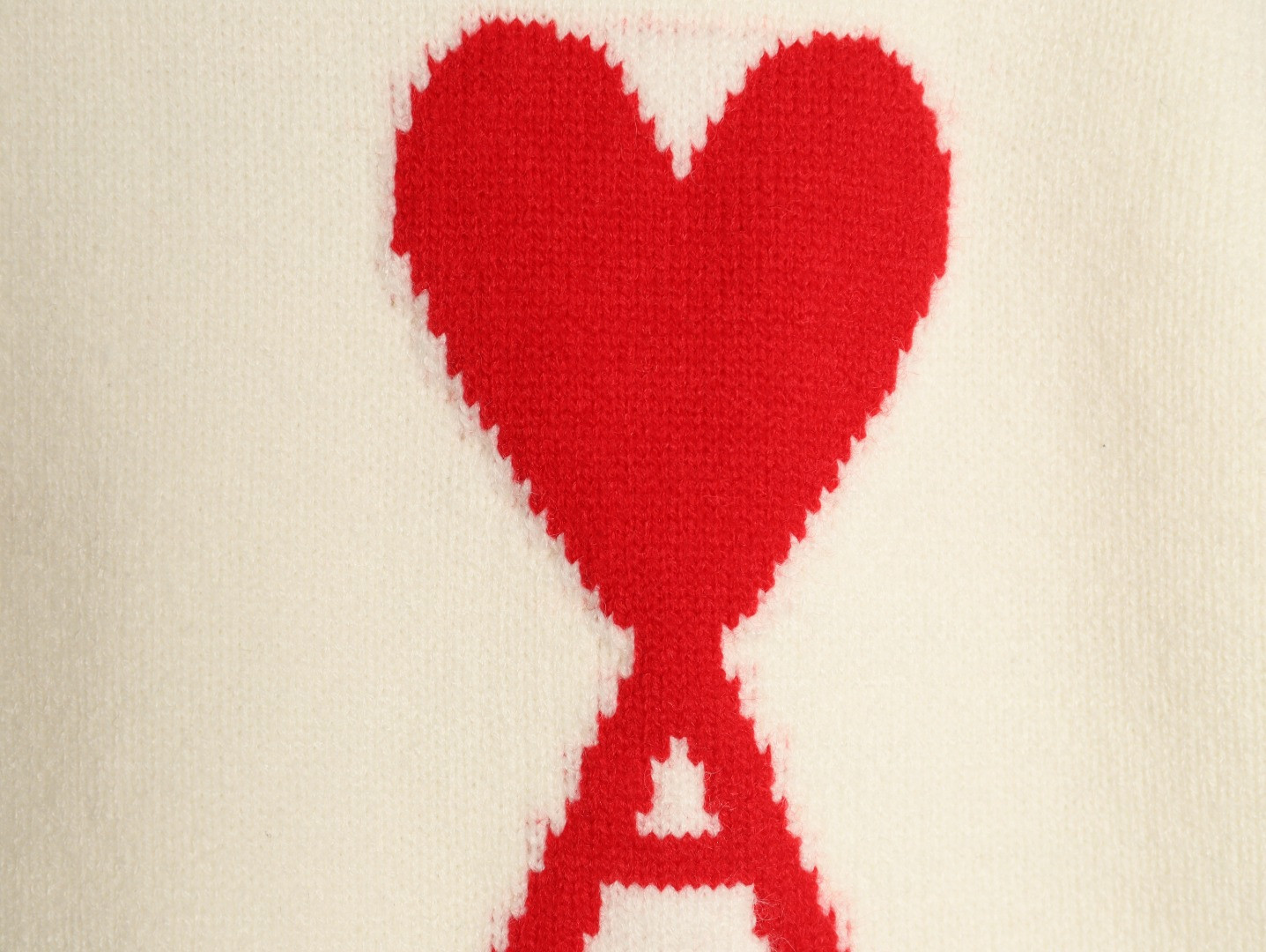 Ami Paris 26ss Knitting Long-sleeved Polo Sweaters