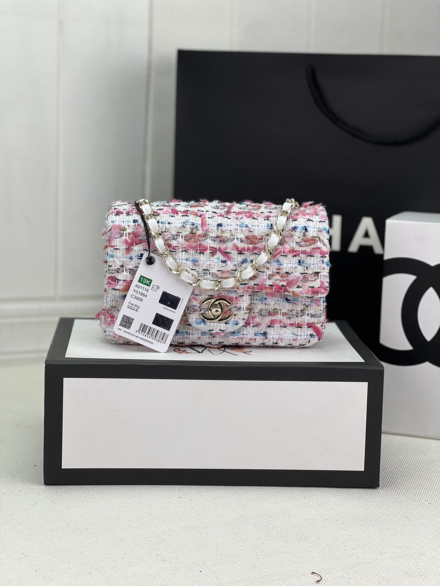 Ch*el mini classic 11.12 handbag 20 12 × 20 × 6 cm
