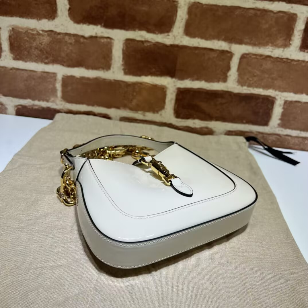 G*u*i mini jackie 1961 patent leather shoulder bag 19x13x3cm