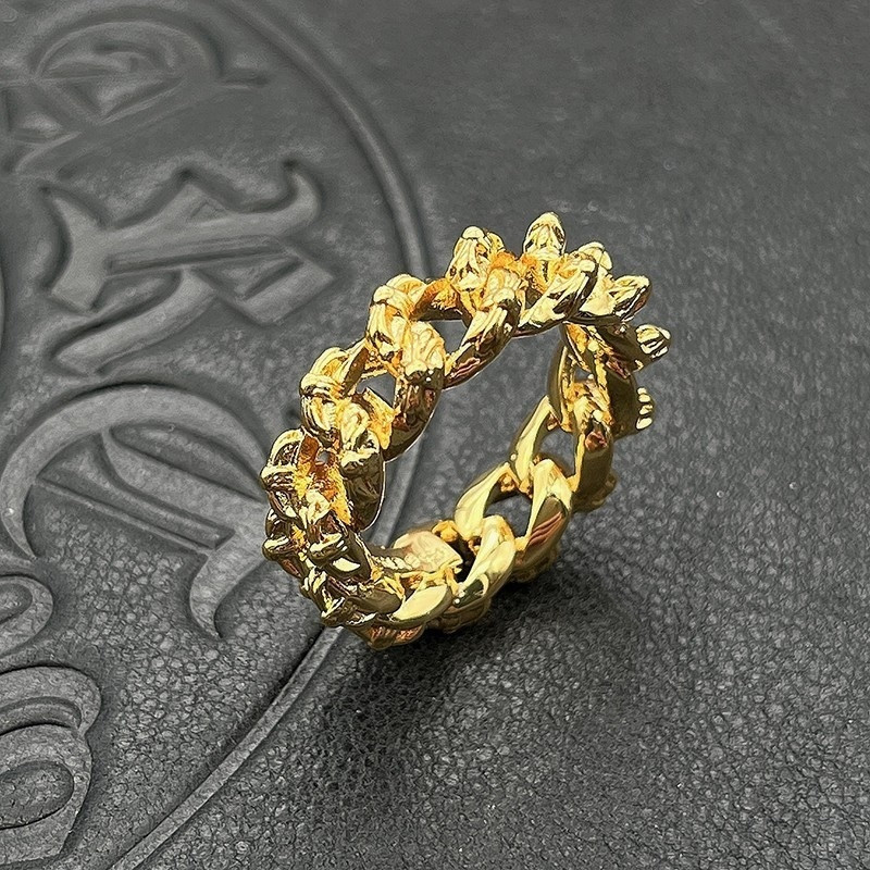 Ch**me He**ts twisted chain ring