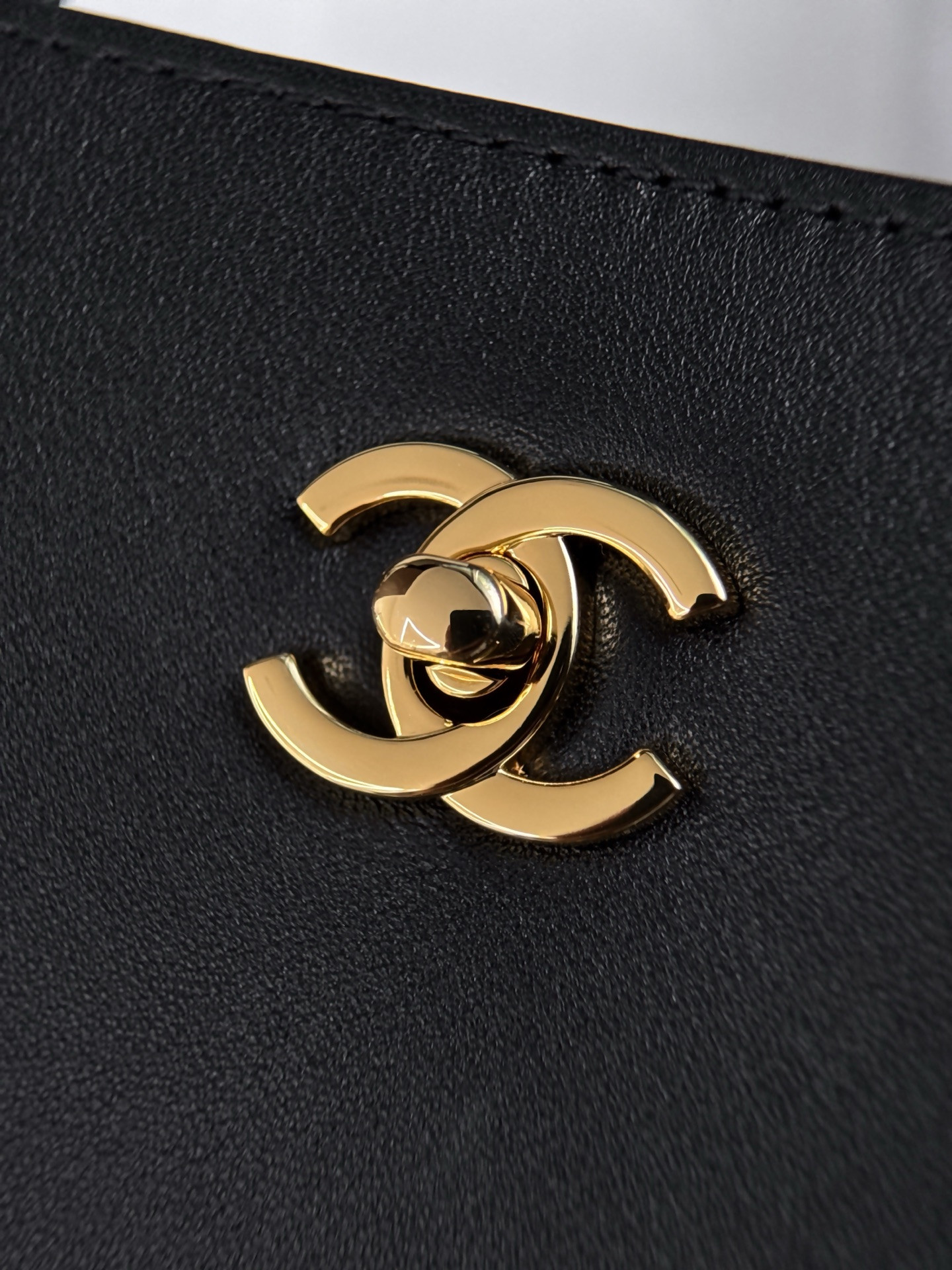Ch*el small shopping bag as6452 28.5x23.5x9.5cm