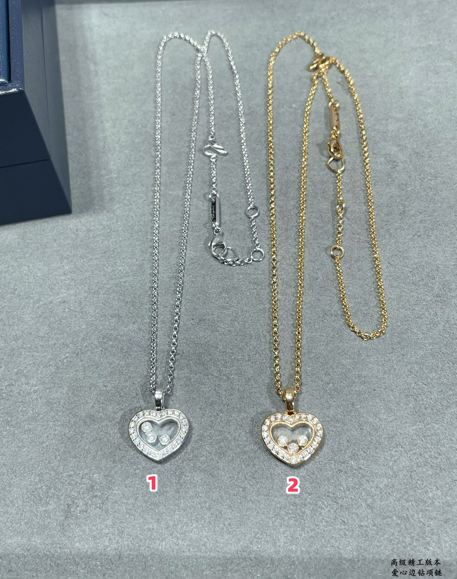 Ch0pard heart di*m*nd necklace