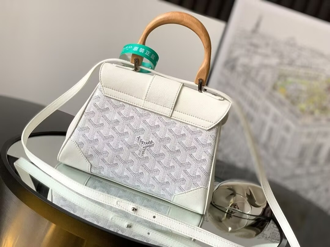 Go*ard white mini Go*ardine saigon souple 20x7.5x15cm