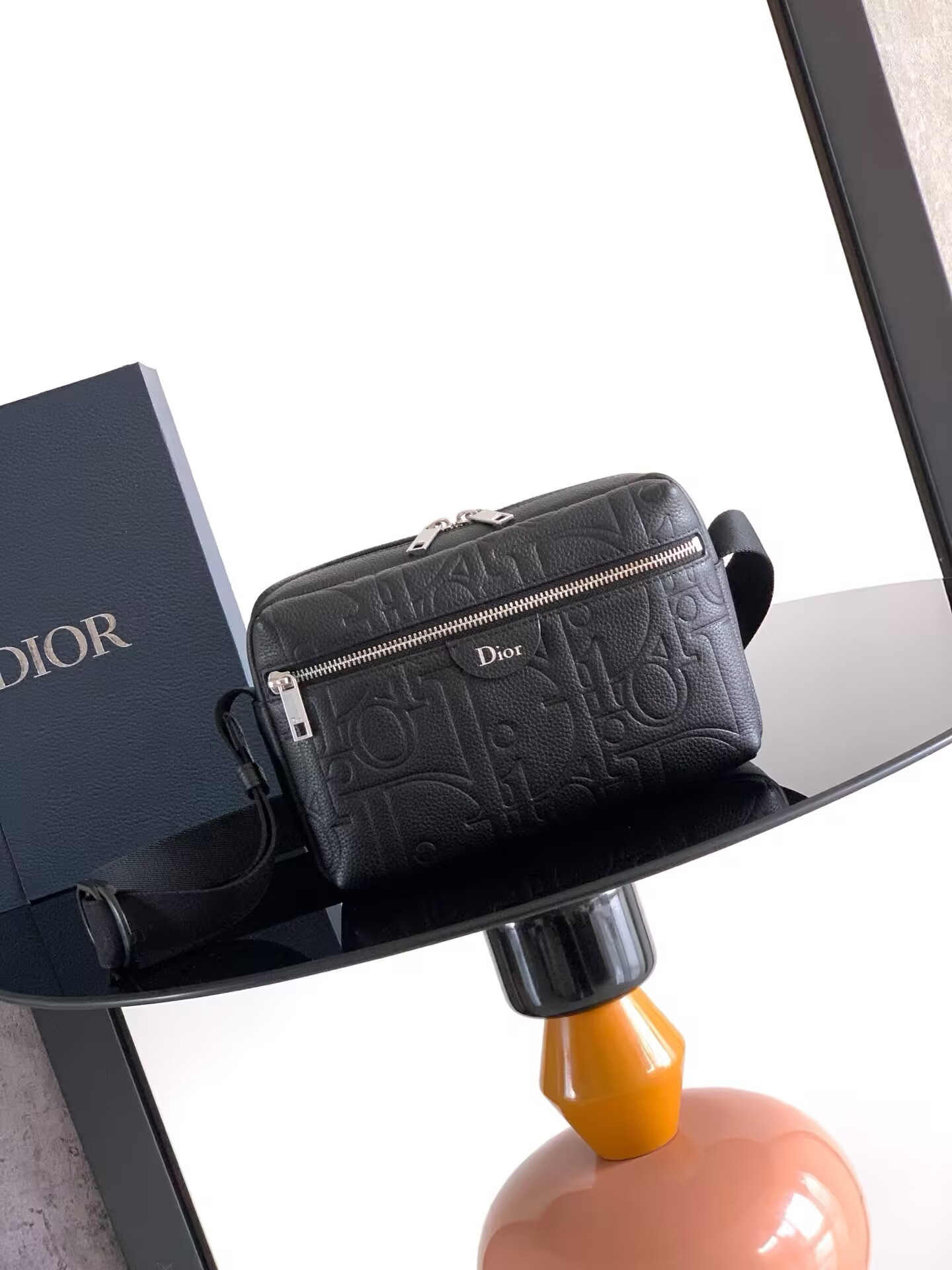 D*or rider shoulder bag with zipper 23x15x6.5cm