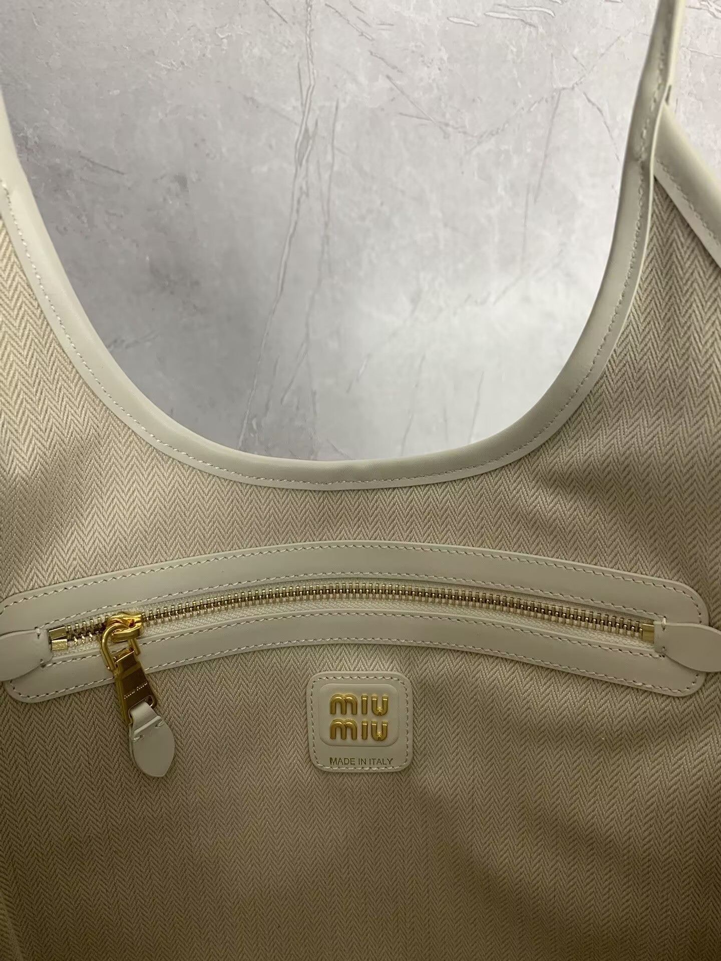 M1v M1v ivy leather patchwork bag 40x35cm