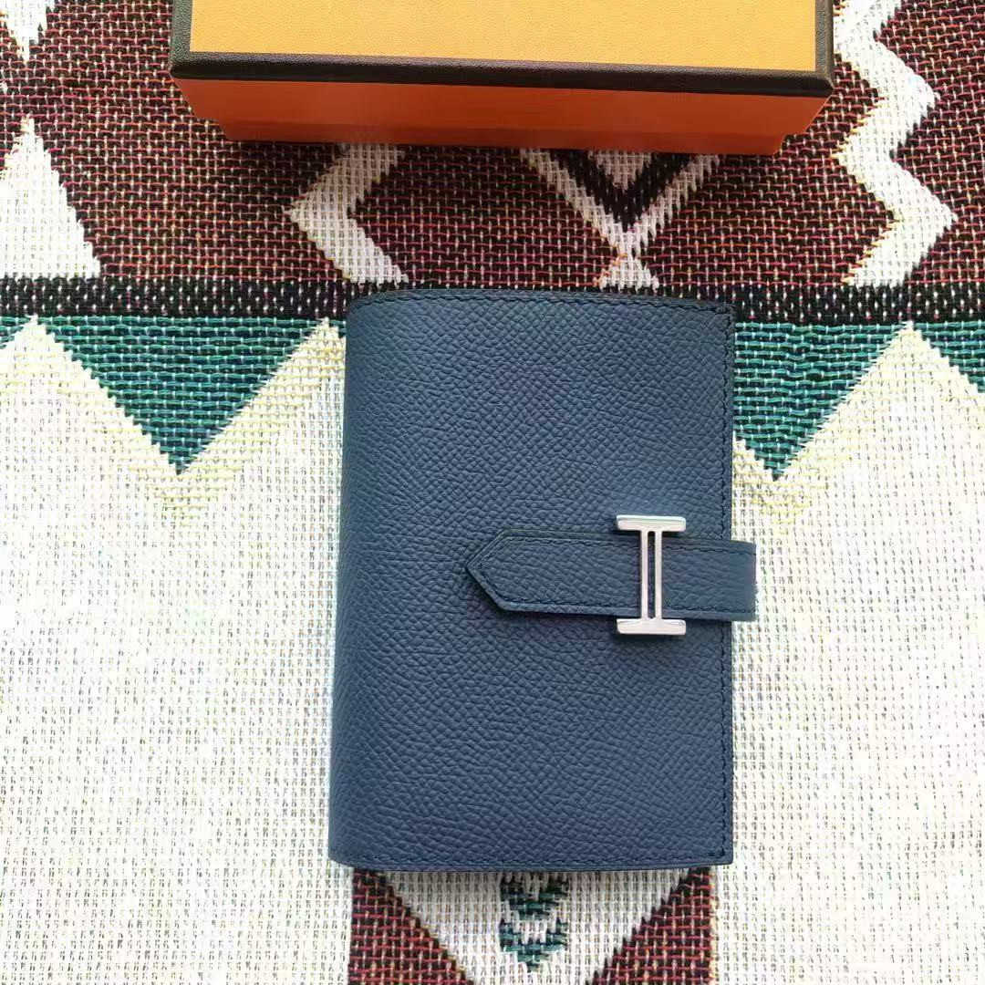 H**mes bearn wallet 11x8.5x2.5cm