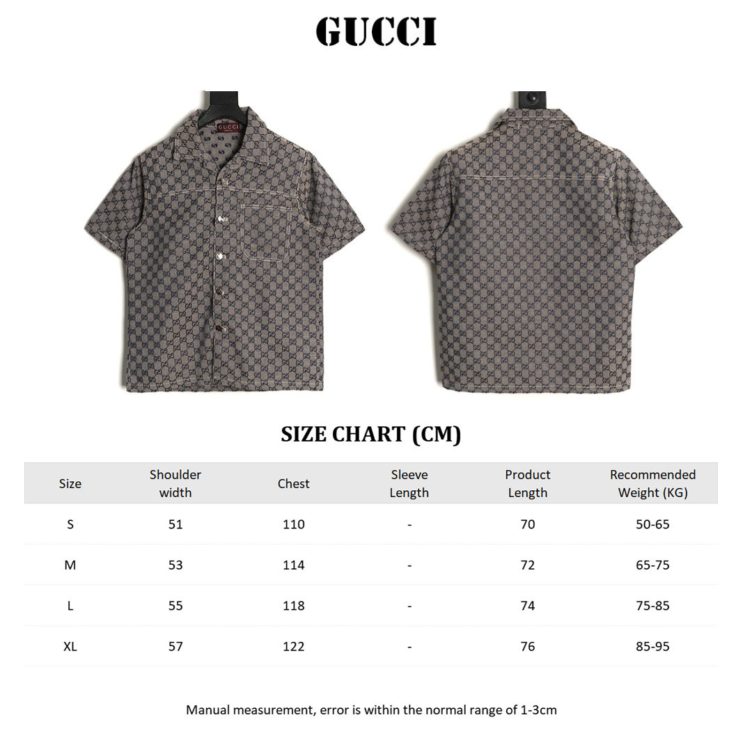 G*u*i 26ss short-sleeved shirts suit