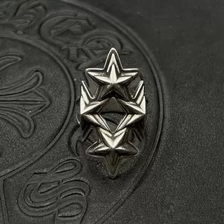 Ch**me He**ts four-layer star pentagon ring
