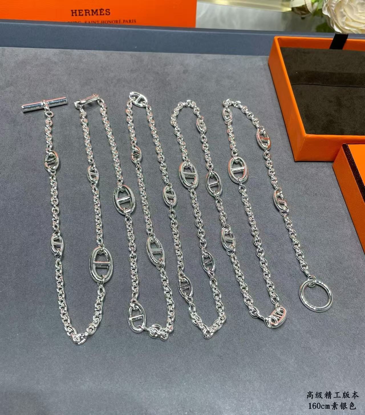 H**mes necklace chain length 160cm