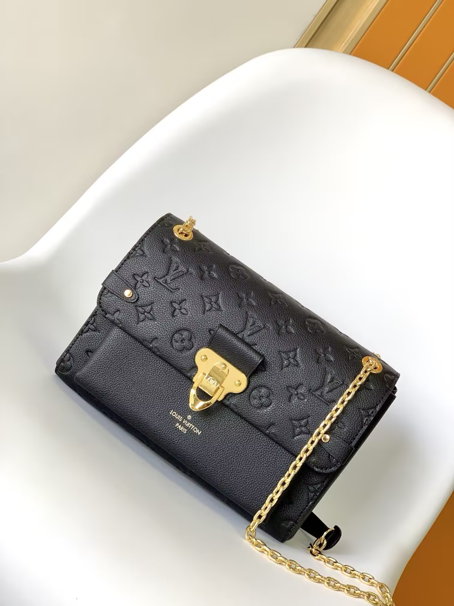 LV Empreinte Vavin PM Black Handbag M44151 25x17x9.5cm