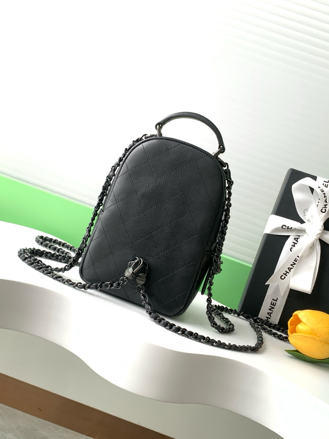 Ch*el mini backpack 18x13x9cm