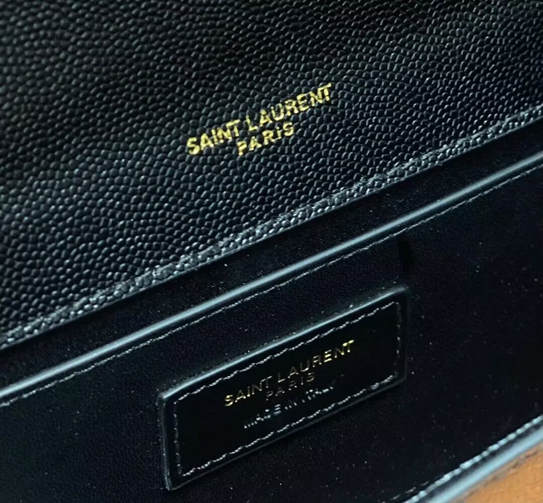 Y*L kate small in grain de poudre embossed leather 20x12.5x5cm