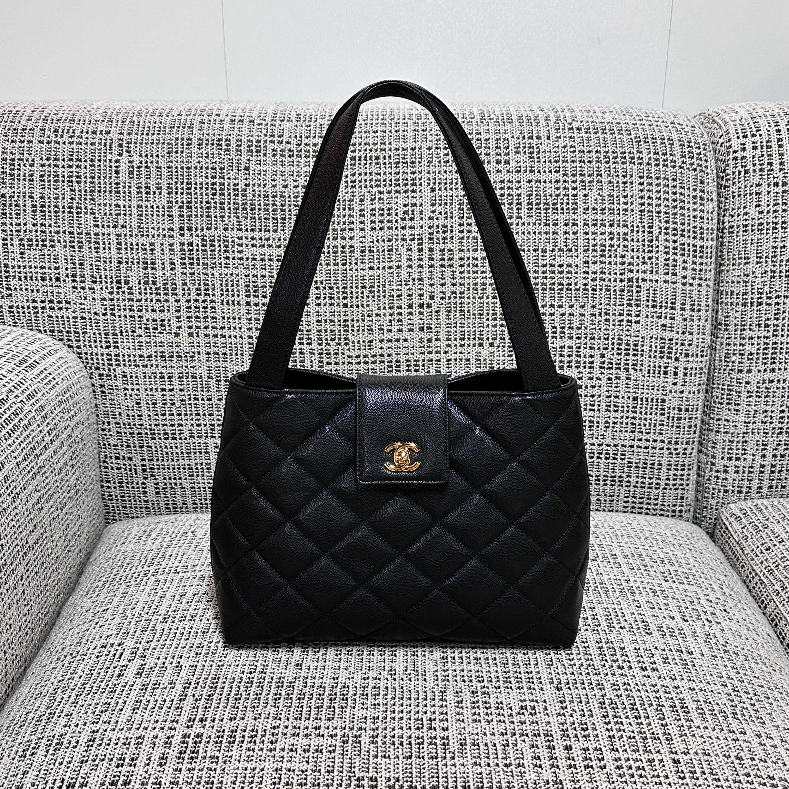 Ch*el shoulder tote bag 29x10x23.5cm