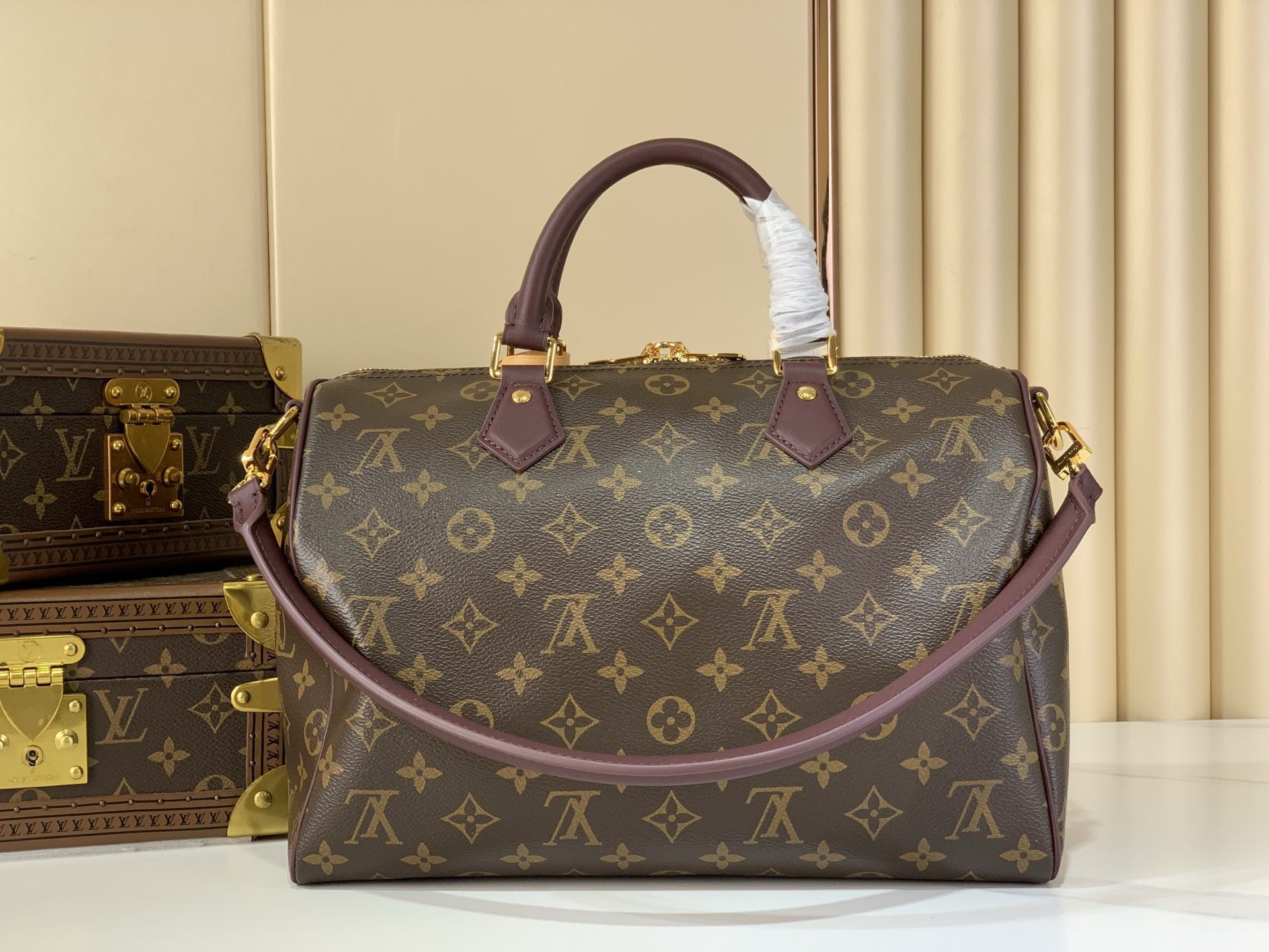 l0*is V*t0n speedy 30 soft celebration monogram handbag m28379 30x21x17cm