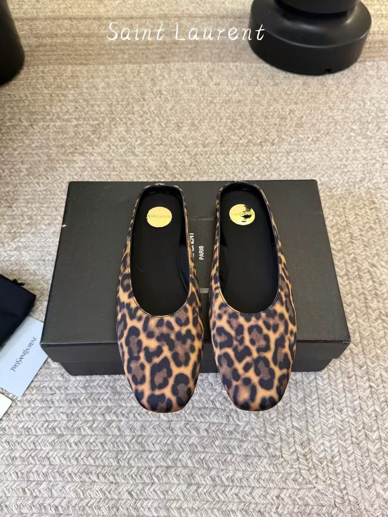 ua Y*L lido slip-on (leopard grosgrain)