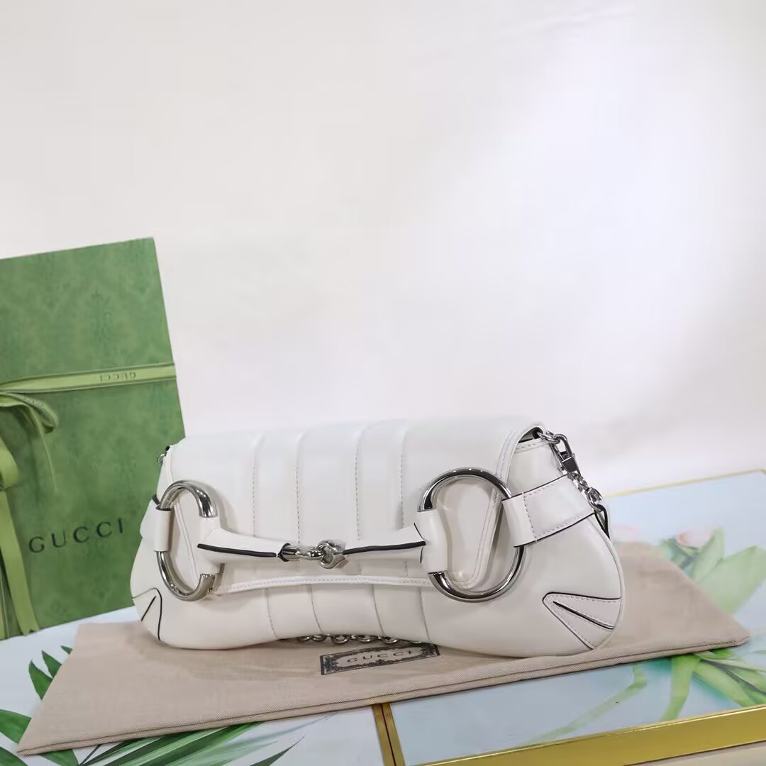 G*u*i horsebit chain shoulder bag 38x15x16cm