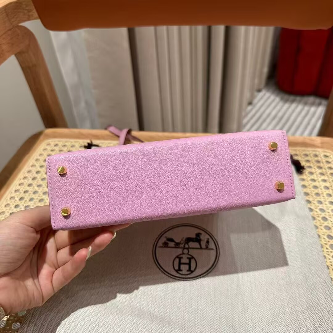 h**mes mini kelly chèvre 19 19×6×12cm (20 days for cusT0mization)