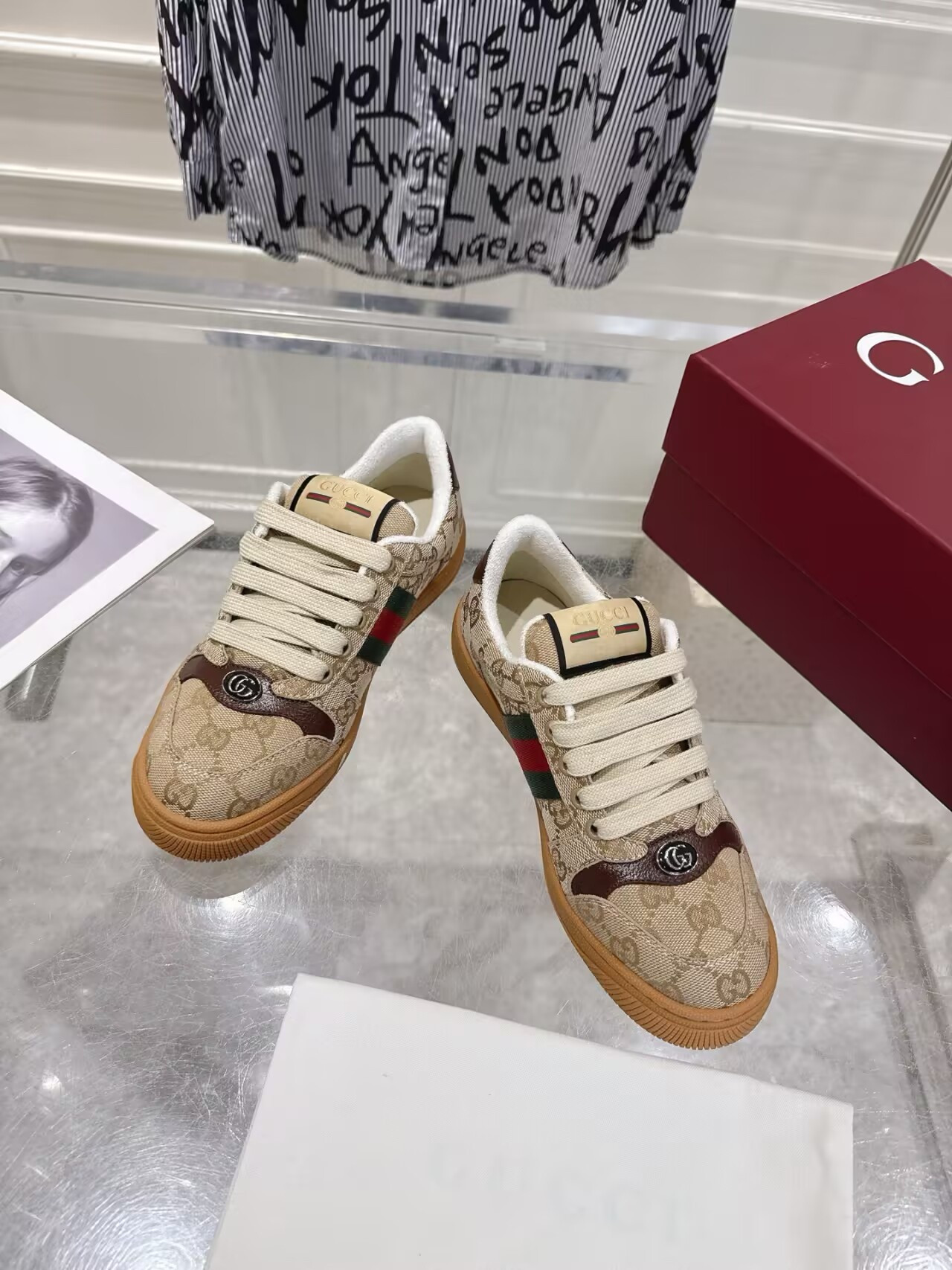 ua G*u*i screener sneakers