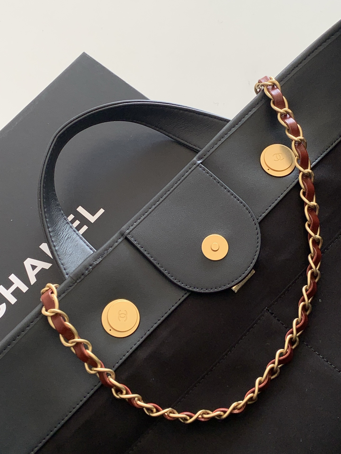 Ch*el maxi shopping bag 32x60x17cm