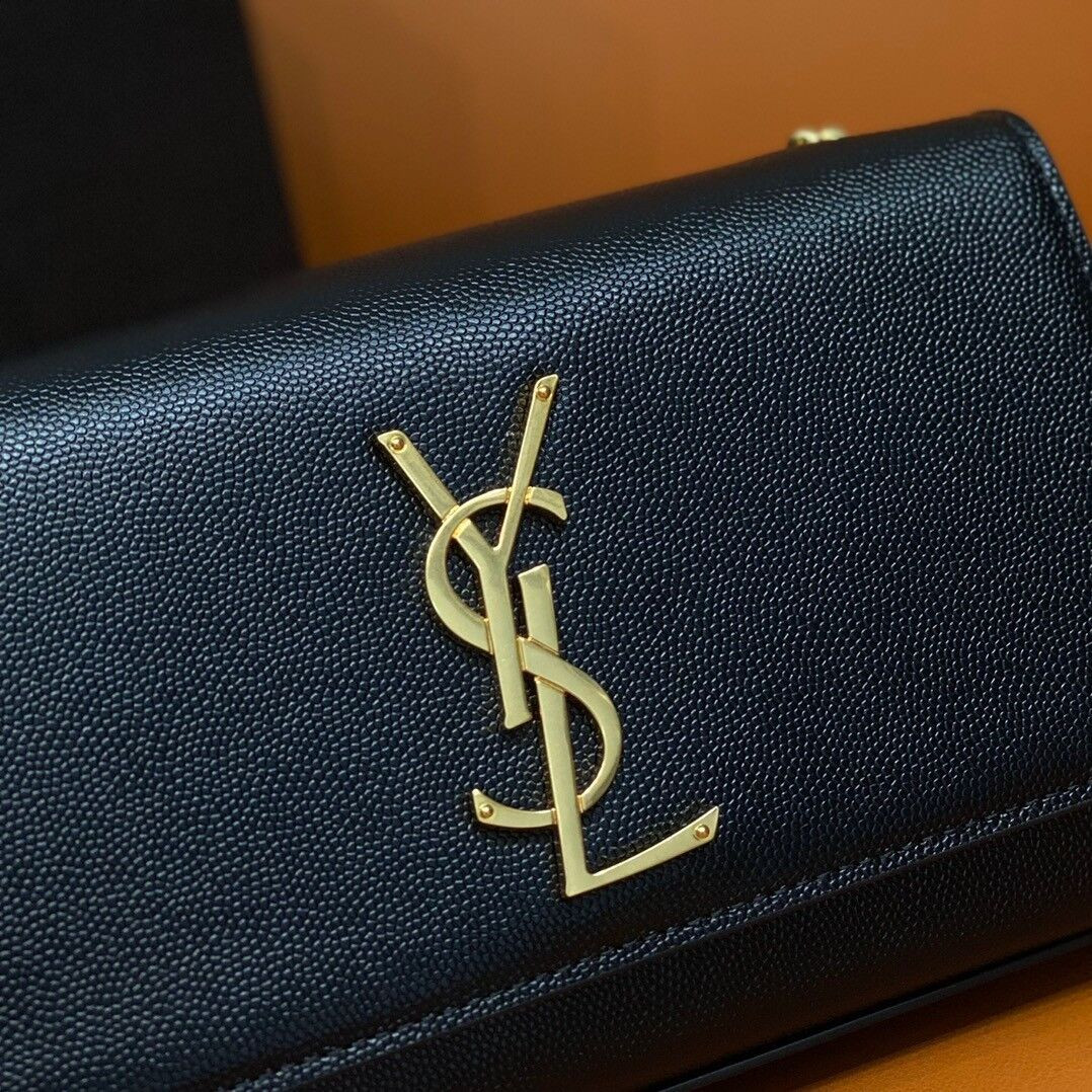 Y*L kate small in grain de poudre embossed leather 20x12.5x5cm
