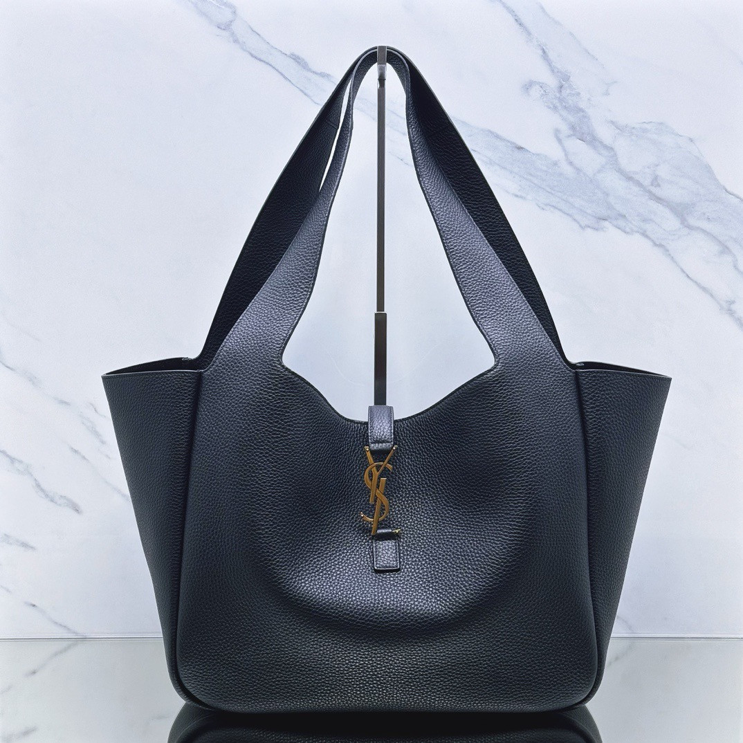 Y*L le 5 À 7 bea in grained leather 50×28×18cm