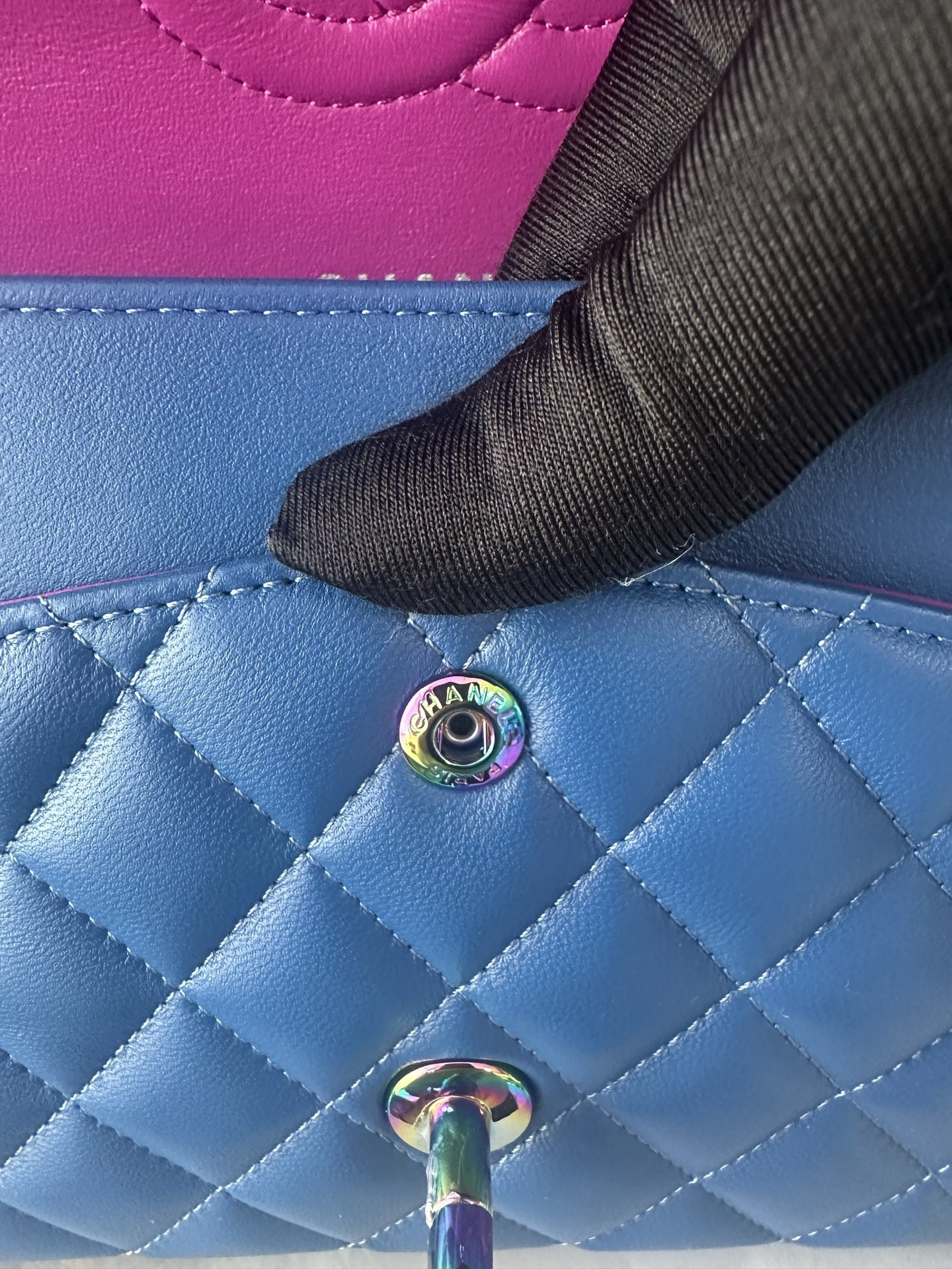 Ch*el flap bag as1116 20x12x6cm