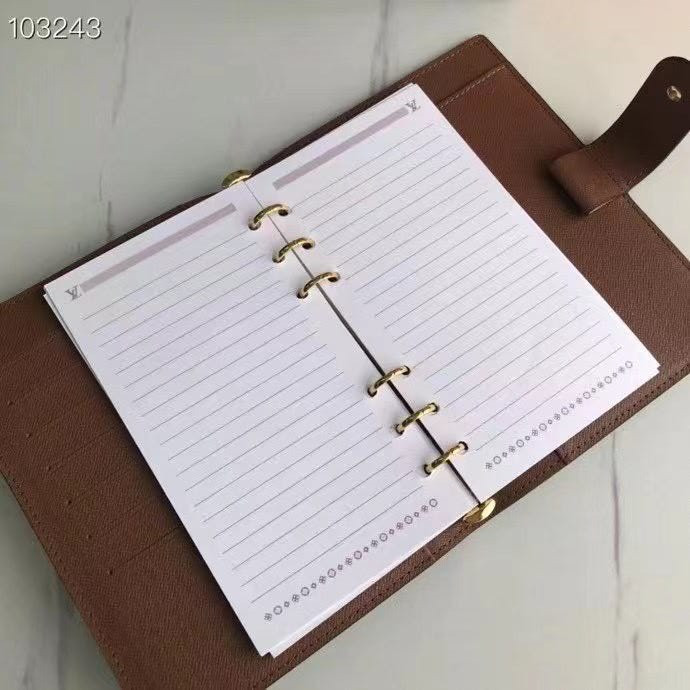 LV Medium Ring Agenda Cover R20105 14x18cm