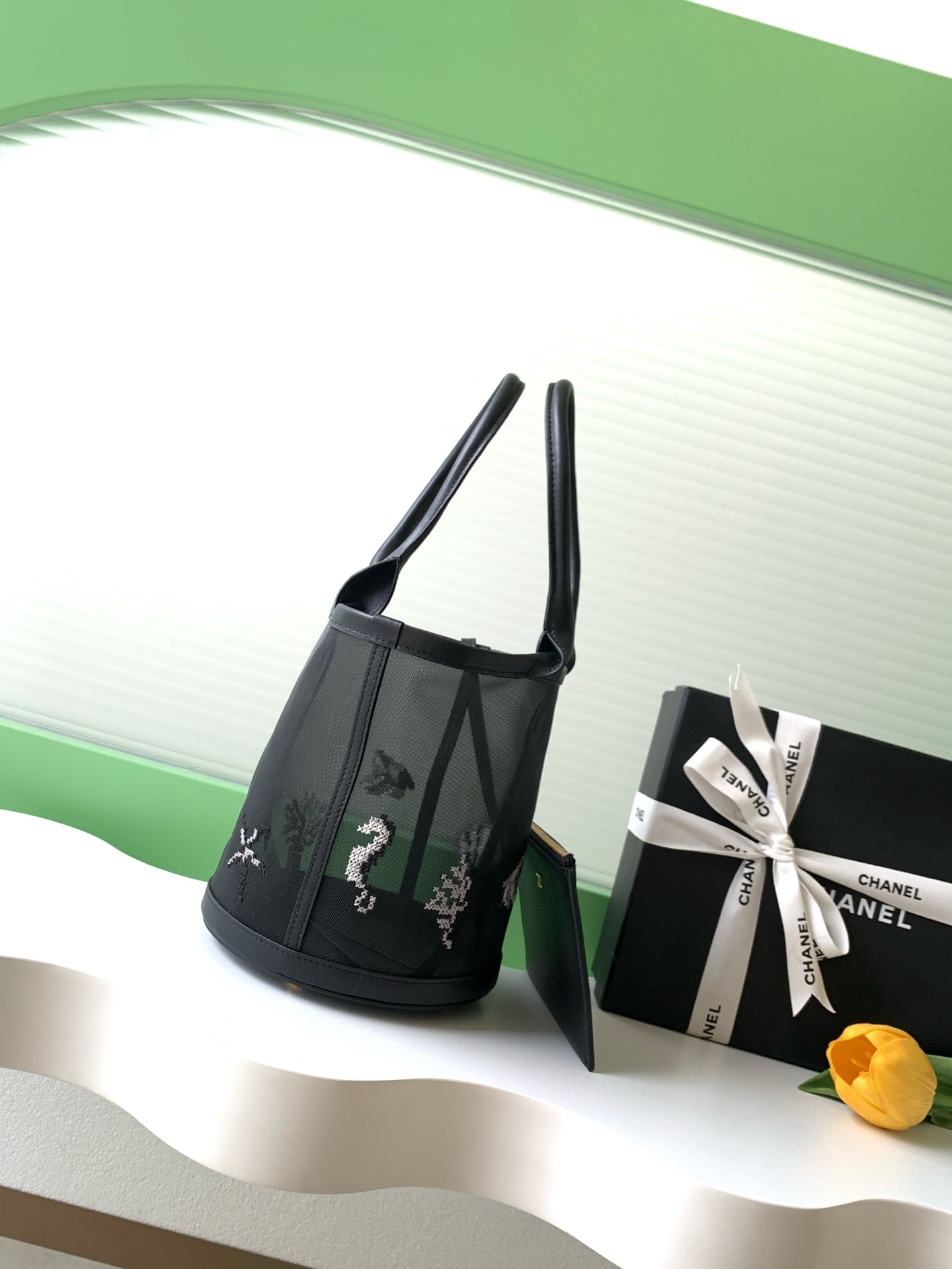 Ch*el large bucket bag as6189 31x24x23cm